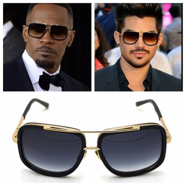 Hot Couple Celebrity Brad Pitt Flat Top Square Men &amp; Women Sunglasses - SolaceConnect.com