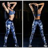 Hot Girl's Gym Long Skinny Sexy Fitness Yoga Pants with Elastic Waist - SolaceConnect.com