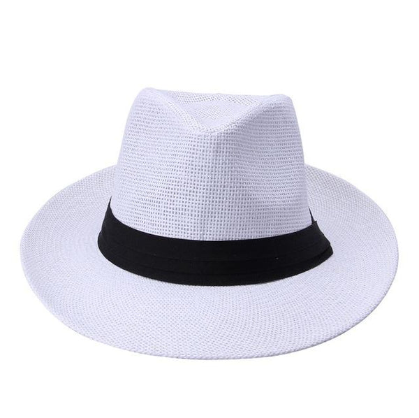Hot Summer Casual Fashion Unisex Large Brim Paper Straw Sun Hat  -  GeraldBlack.com