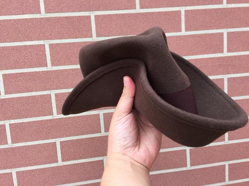 Indiana Jones Brown Fur Outback Hat Crushable Wool Felt Cowboy Fedora - SolaceConnect.com
