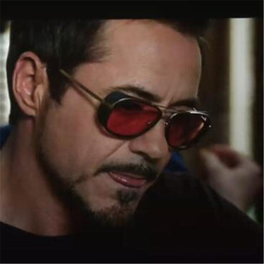 Iron Man 3 Matsuda Tony Mirrored Brown Gradient Tortoise Sunglasses for Men  -  GeraldBlack.com