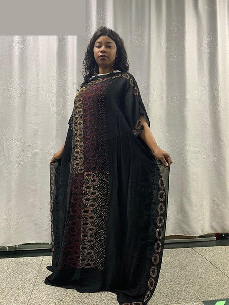 Kaftan Abaya Long Black Dresses Africa Clothing Lady Robe Muslim Islamic Pray Boubou Women Maxi - SolaceConnect.com