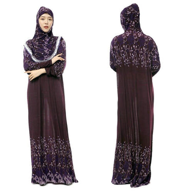 Lace flowers Pullover Prayer ISLAMIC coordinates Muslim costume RAMADAN WORSHIP HIJAB ADN SKIRT - SolaceConnect.com