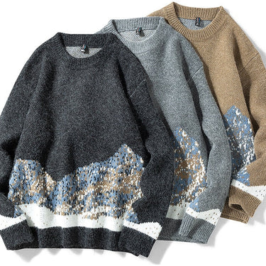 japanese style hip hop loose pullover sweater oversized knitted women and men sweaters hipster jersey jumper  -  GeraldBlack.com