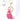 Kangaroo Baby & Mom Rhinestone Crystal Charm Purse Pendant & Key Chain - SolaceConnect.com