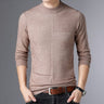 Khaki Color Casual Thick Warm Winter Men's Luxury Knitted Pullover Sweater Wear Jersey Fashions 71819  -  GeraldBlack.com