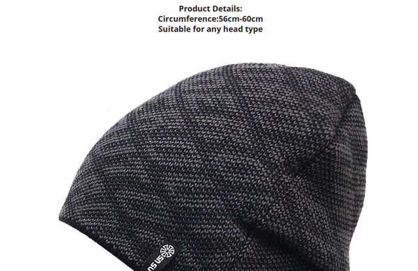 Knitted Striped Pattern Winter Skullies and Beanies Hats for Men and Women  -  GeraldBlack.com