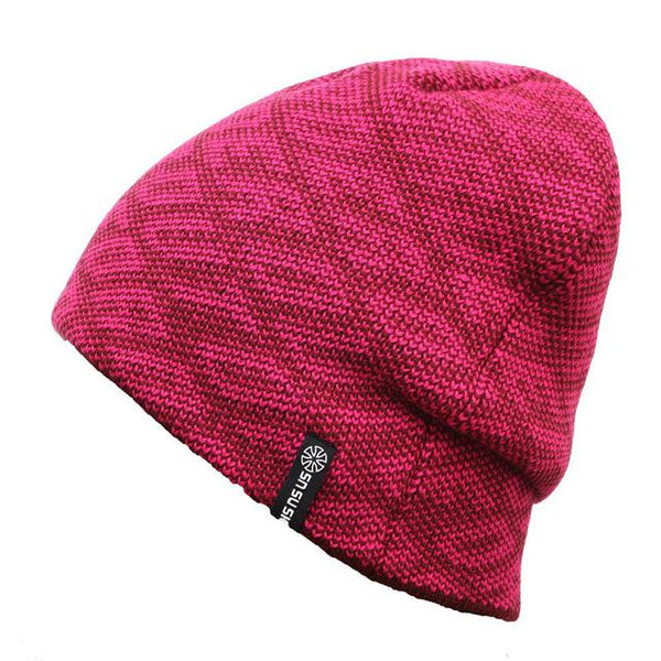 Knitted Winter Skullies and Beanies Outdoor Unisex Sport Hats  -  GeraldBlack.com