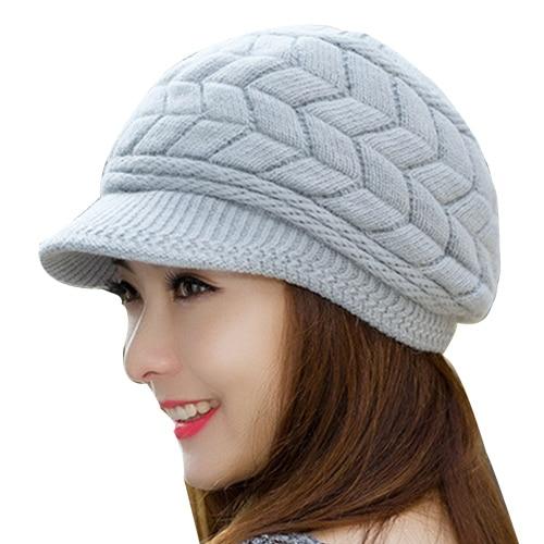 Knitted Winter Skullies Beanie Caps for Women and Girls  -  GeraldBlack.com