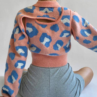 Korean Style Vintage Thin Full Sleeved Printed Casual Sweater for Women - SolaceConnect.com