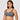 Lace Trim Full Coverage Wirefree Black Gray Leopard Color Bra in Plus Size - SolaceConnect.com