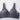 Lace Trim Full Coverage Wirefree Black Gray Leopard Color Bra in Plus Size - SolaceConnect.com