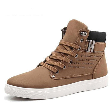 Lace-Up Casual Ankle Men's Vintage Wedge Boots for Winter and Autumn  -  GeraldBlack.com
