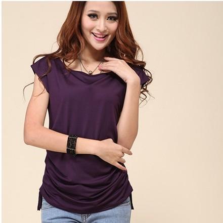 Ladies Fashion Solid Candy Color Summer Style Sell Like Hot Cakes T-Shirt - SolaceConnect.com