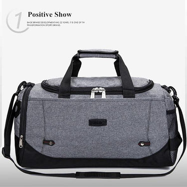 Large Capacity Men Women Nylon Travel Duffle Bag for Hand Luggage - SolaceConnect.com
