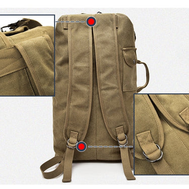 Large Capacity Rucksack Men Travel Bag Hiking Bags Mountaineering Backpack Male Luggage Canvas  -  GeraldBlack.com