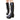 Large Size 43 Soft Leather Knee High White Square Heel Boots for Women - SolaceConnect.com