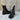 Leather Ankle Boots For Women Metal Decor Lace Up Platform Botines Thick Heel Botas Mujer Round Toe Ladies Shoes  -  GeraldBlack.com