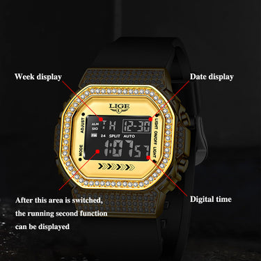 LED Digital Army Military Luminous Sports Waterproof Watches for Men  -  GeraldBlack.com