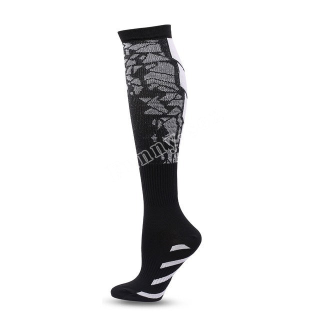 Light Gray Compression Blood Circulation Promotion Slimming Socks for Men  -  GeraldBlack.com