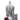 Light Grey Classic Business Slim Single-button Three Piece Suit for Men  -  GeraldBlack.com