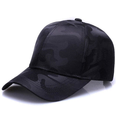 Lightweight Solid Sports Airy Mesh Curved Baseball Caps for Outdoor  -  GeraldBlack.com