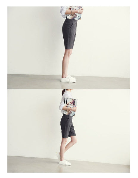 Long-Sleeved White Linen Korean Casual Female Blouse Tops for Autumn  -  GeraldBlack.com