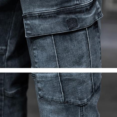 Loose Big Size Men's Jeans Hiphop Baggy Denim Pants Leisure Clothing Fatify Cargo Trousers Plus Size 42 Bottoms  -  GeraldBlack.com