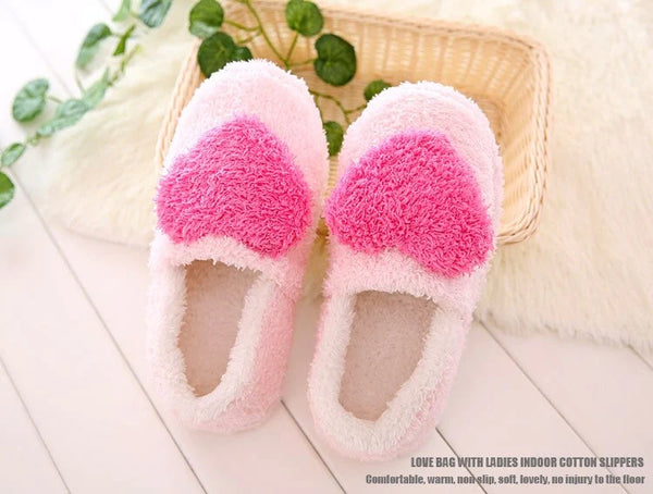 Lovely Ladies Soft Indoor Slippers Cotton-Padded Outsole Shoes  -  GeraldBlack.com
