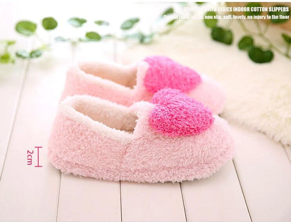 Lovely Ladies Soft Indoor Slippers Cotton-Padded Outsole Shoes  -  GeraldBlack.com