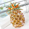 Lovely Pineapple Ananas Fruit Pendant Charm Crystal Rhinestone Key Chain  -  GeraldBlack.com