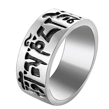 Lovers Mantra Vintage Men's Ring in Sterling Silver Couples Jewelry  -  GeraldBlack.com