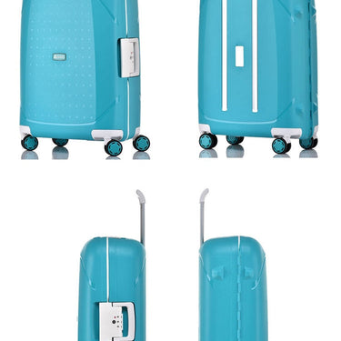Luxury 100% PP rolling luggage hardside fashion suitcase spinner travel suitcase bag consignment box  -  GeraldBlack.com