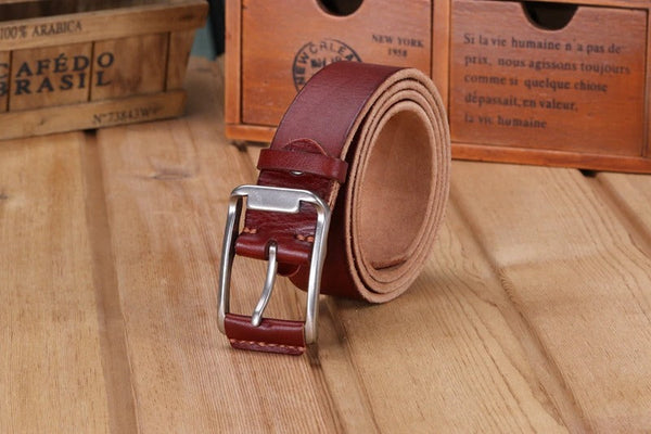 Luxury 100% Real Cowhide Full Grain Genuine Leather Belt for Men  -  GeraldBlack.com