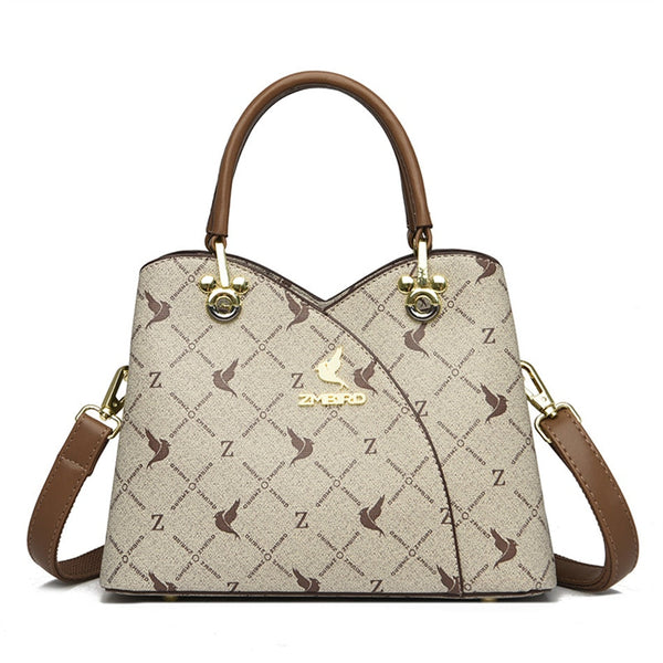 Luxury 3 Layers Handbag Women Vintage Ladies Shoulder Crossbody Bags Bolsa Messenger Casual Tote Sac  -  GeraldBlack.com