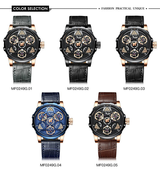 Luxury Casual Sports Military Quartz Skeleton Watches for Men - SolaceConnect.com