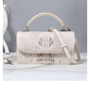 Luxury Crocodile  Genuine Leather Small Lady Square Handbag Shoulder Messenger Bag 45  -  GeraldBlack.com