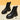 Luxury Design Women Cowhide Motorcycle Thick Soled Velcro Laces Boots Shoes  -  GeraldBlack.com