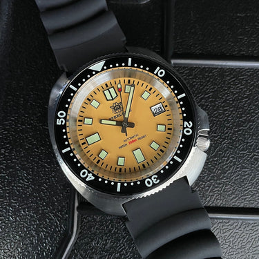 Luxury Dive Watch Sapphire Crystal SD1974 Abalone Series NH35 Swiss Luminous 200M Waterproof Mechanical Wristwatch  -  GeraldBlack.com