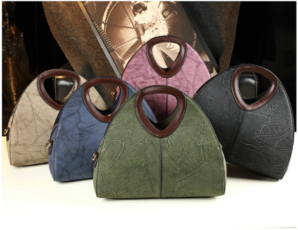 Luxury Fashion Cowhide Women Handbag Dumpling Genuine Leather Portable Tote Shoulder Messenger Bags  -  GeraldBlack.com