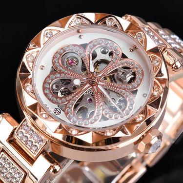 Luxury Fashion Diamond Automatic Mechanical Hip Hop Watch for Women  -  GeraldBlack.com