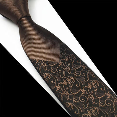 Luxury Fashion Men's Classic 6cm Skinny Slim Floral Dot Neckties  -  GeraldBlack.com