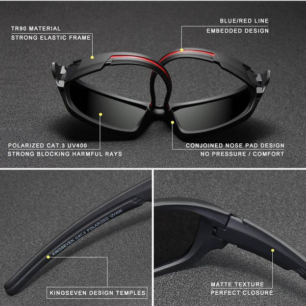 Luxury Fashion Men's Vintage Polarized Driving Shadow Sunglasses Goggles - SolaceConnect.com