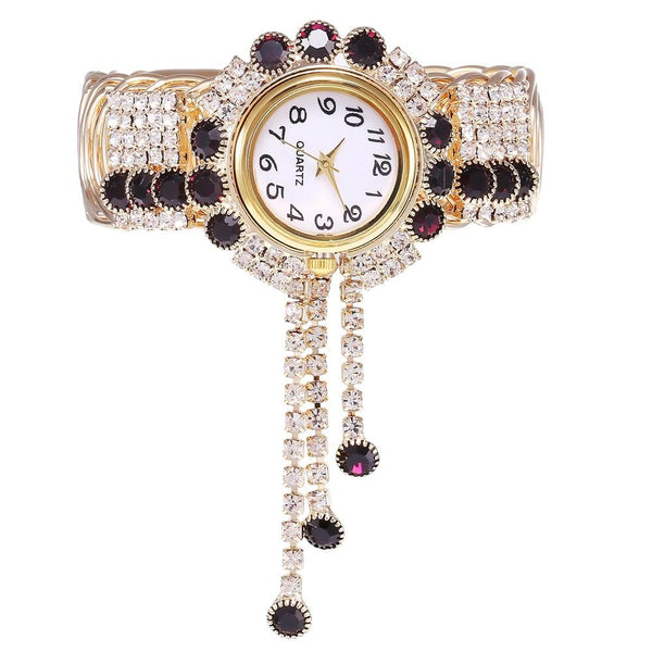 Luxury Fashion Women's Rhinestones Relogio Bracelet Wrist Watches - SolaceConnect.com