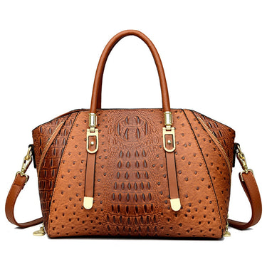 Luxury Handbags for Women Alligator Pattern Leather Shoulder Top-Handle Crossbody Bags Large Casual  -  GeraldBlack.com