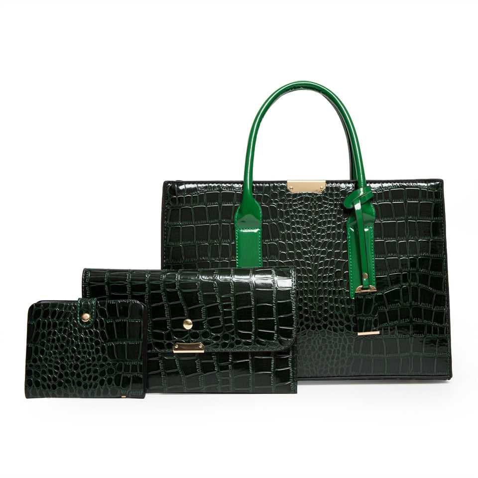 Luxury Handbags Women Designer Patent Leather Crossbody Bags Tote Fashion Shoulder Hand Bag  -  GeraldBlack.com