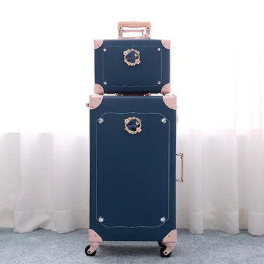 Luxury Handmade suitcase fashion travel luggage with handbag girls 20' and '24' and '26 cosmetic bag  -  GeraldBlack.com