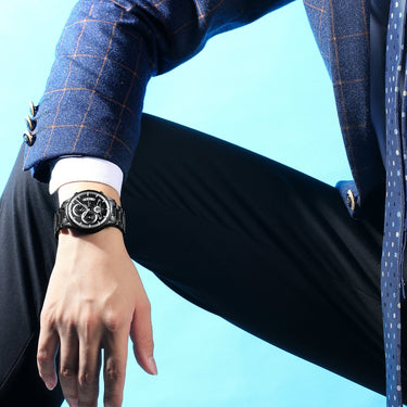 Luxury Men's Automatic Date Relogio Masculino Quartz Gold Watches  -  GeraldBlack.com