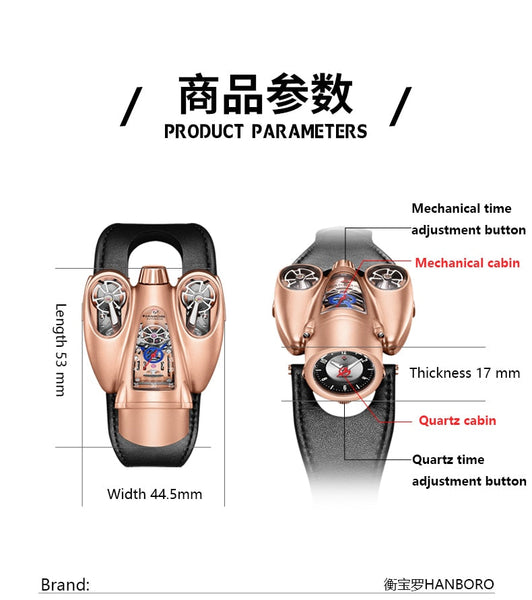 Men's Luxury Luminous Water Resistant Stainless Steel Casual Wristwatch
