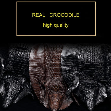 Luxury Nile Crocodile Leather Women's Shoulder Bag Large Capacity Messenger Handbag 45  -  GeraldBlack.com